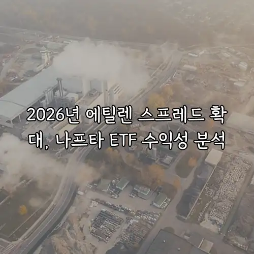 2026년 에틸렌 스프레드 확대, 나프타 ETF 수익성 분석