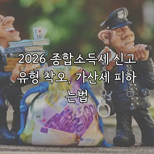 2026 종합소득세 신고유형 착오, 가산세 피하는법