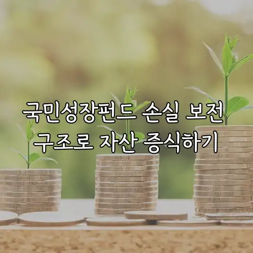 국민성장펀드 손실 보전 구조로 자산 증식하기