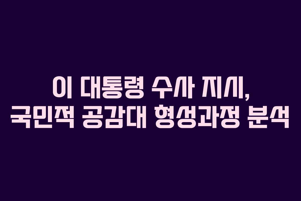 이-대통령-수사-지시,-국민적-공감대-형성과정-분석